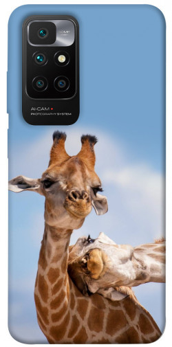 Чехол itsPrint Милые жирафы для Xiaomi Redmi 10