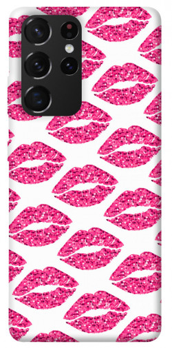 Чехол itsPrint Pink style 3 для Samsung Galaxy S21 Ultra