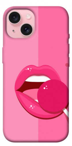 Чехол itsPrint Pink style 4 для Apple iPhone 15 (6.1")