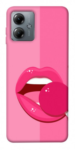 Чехол itsPrint Pink style 4 для Motorola Moto G14