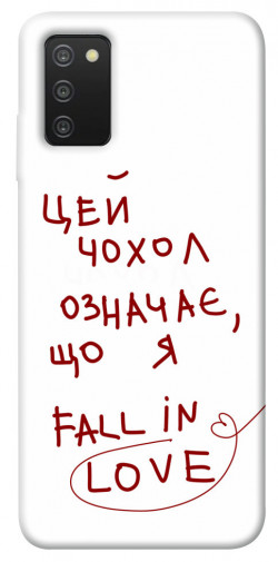 Чехол itsPrint Fall in love для Samsung Galaxy A03s