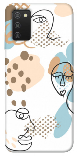 Чехол itsPrint Face pattern для Samsung Galaxy A03s