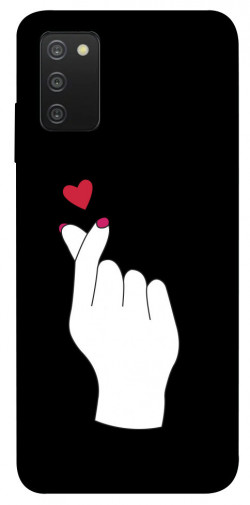 Чехол itsPrint Сердце в руке для Samsung Galaxy A03s