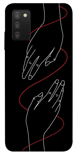 Чехол itsPrint Плетение рук для Samsung Galaxy A03s