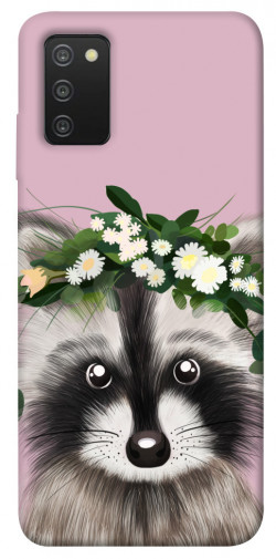 Чехол itsPrint Raccoon in flowers для Samsung Galaxy A03s