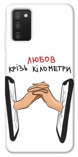 Чехол itsPrint Любов крізь кілометри для Samsung Galaxy A03s