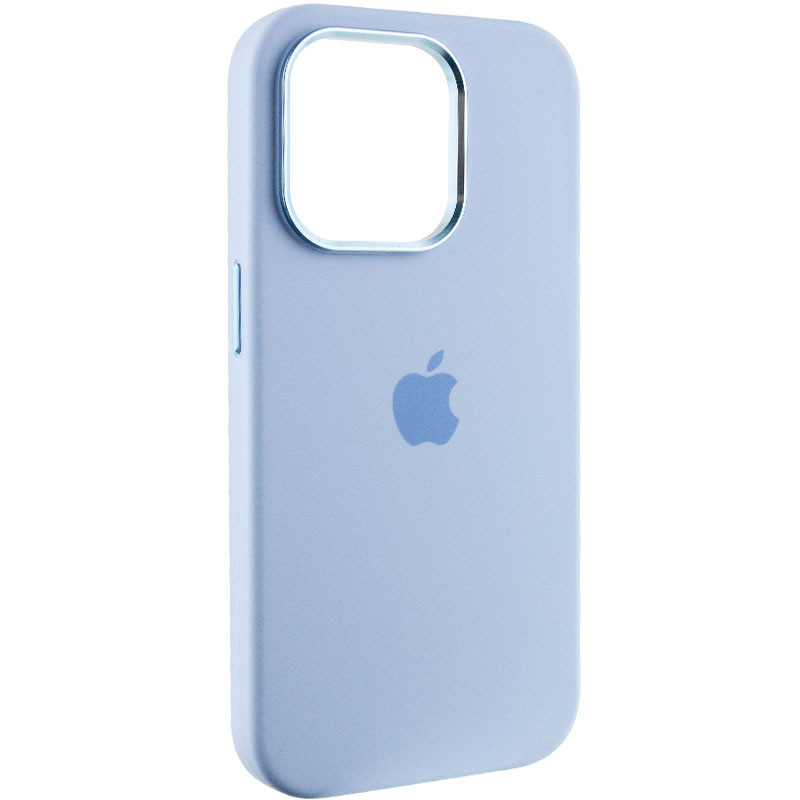 Чехол Silicone Case Metal Buttons (AA) для Apple iPhone 14 Pro (6.1) смотреть фото №1