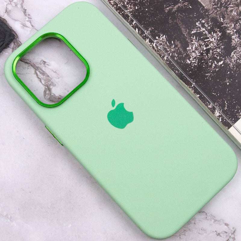 Чехол Silicone Case Metal Buttons (AA) для Apple iPhone 14 Pro (6.1) смотреть фото №7
