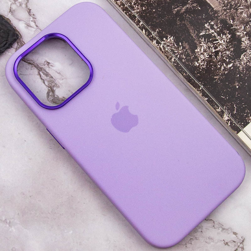 Чехол Silicone Case Metal Buttons (AA) для Apple iPhone 14 Pro (6.1) смотреть фото №7