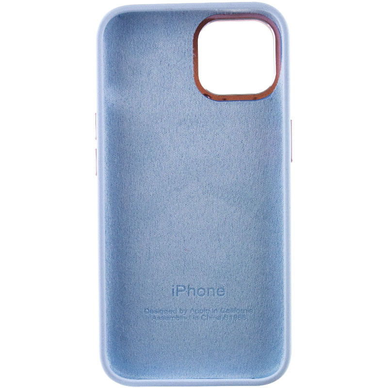 Чохол Silicone Case Metal Buttons (AA) для Apple iPhone 14 (6.1) дивитися фото №4