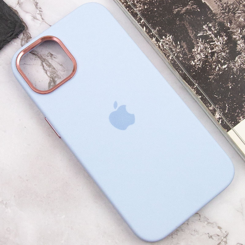 Чохол Silicone Case Metal Buttons (AA) для Apple iPhone 14 (6.1) дивитися фото №7