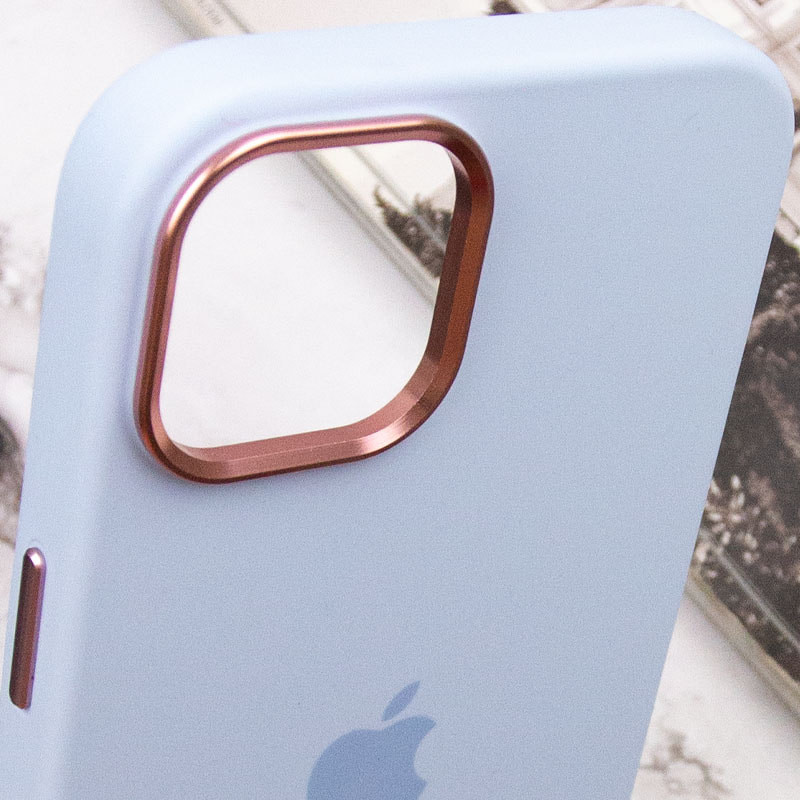 Чохол Silicone Case Metal Buttons (AA) для Apple iPhone 14 (6.1) дивитися фото №8