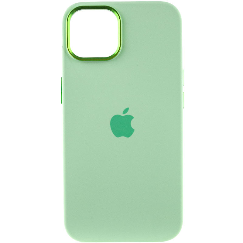 Чохол Silicone Case Metal Buttons (AA) для Apple iPhone 14 (6.1) дивитися фото №2