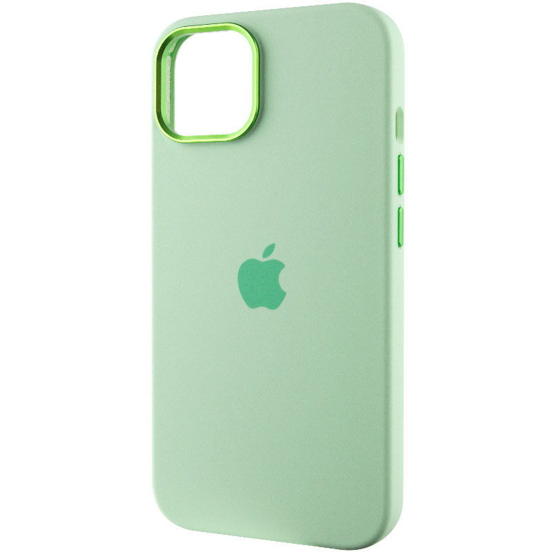 Чохол Silicone Case Metal Buttons (AA) для Apple iPhone 14 (6.1) дивитися фото №3