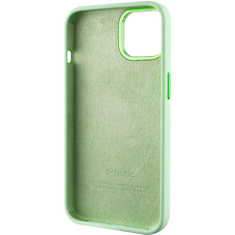 Чохол Silicone Case Metal Buttons (AA) для Apple iPhone 14 (6.1) дивитися фото №5
