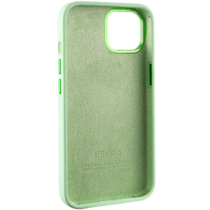 Чохол Silicone Case Metal Buttons (AA) для Apple iPhone 14 (6.1) дивитися фото №6