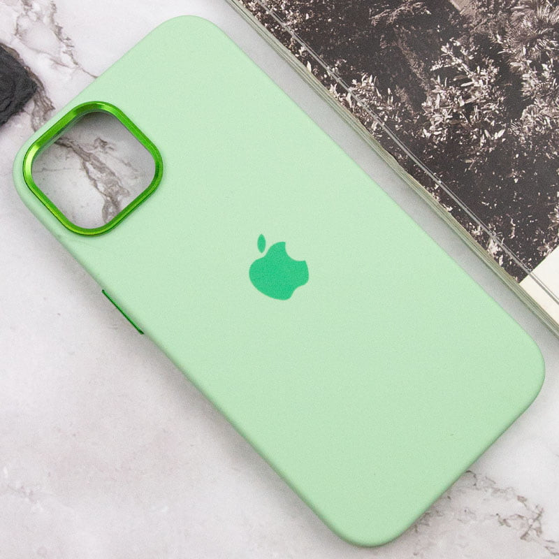 Чохол Silicone Case Metal Buttons (AA) для Apple iPhone 14 (6.1) дивитися фото №7