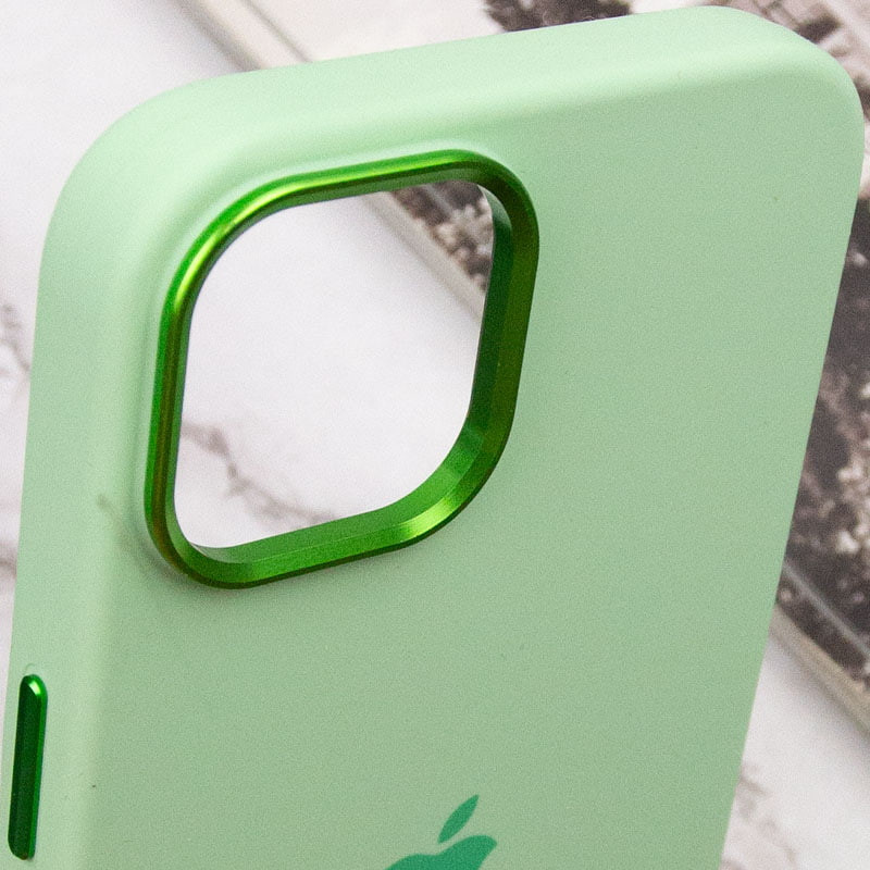 Чохол Silicone Case Metal Buttons (AA) для Apple iPhone 14 (6.1) дивитися фото №8