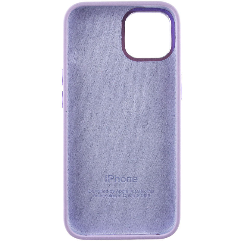 Чехол Silicone Case Metal Buttons (AA) для Apple iPhone 14 (6.1) смотреть фото №4