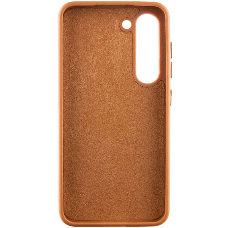 Уценка Кожаный чехол Bonbon Leather Metal Style для Samsung Galaxy S23, Эстетический дефект / Коричневый / Brown 2, Искусственная кожа, купить оптом с доставкой