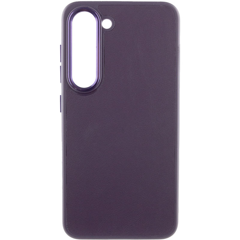 Уценка Кожаный чехол Bonbon Leather Metal Style для Samsung Galaxy S23, Эстетический дефект / Фиолетовый / Dark Purple, Искусственная кожа, купить оптом с доставкой