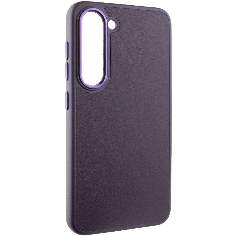 Уценка Кожаный чехол Bonbon Leather Metal Style для Samsung Galaxy S23, Эстетический дефект / Фиолетовый / Dark Purple 1, Искусственная кожа, купить оптом с доставкой