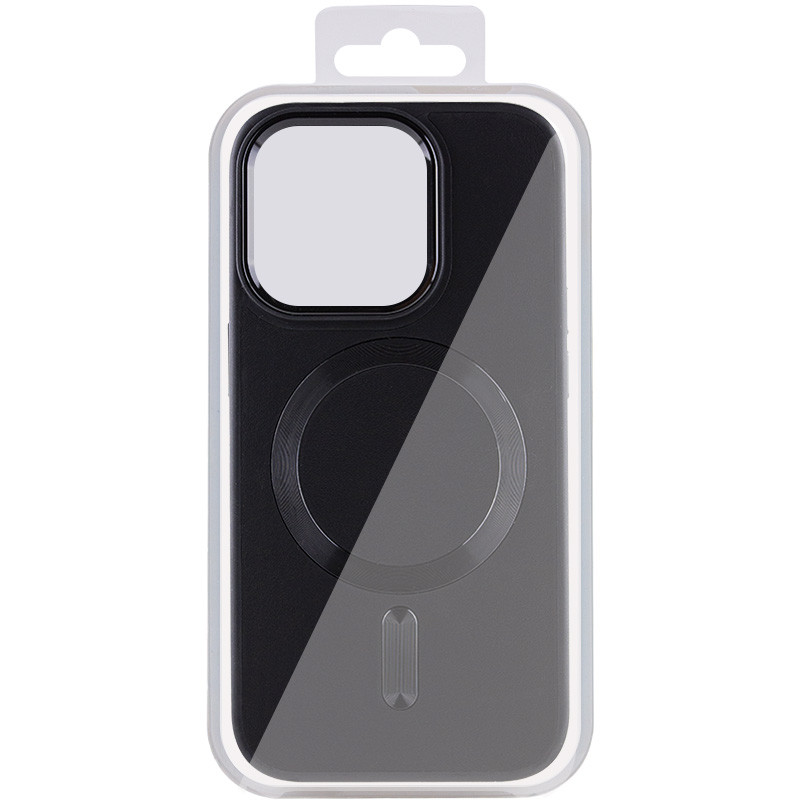 Кожаный чехол Bonbon Leather Metal Style with MagSafe для Apple iPhone 13 Pro Max (6.7") 1, Искусственная кожа, купить оптом с доставкой