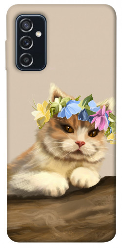 Чохол itsPrint Cat in flowers для Samsung Galaxy M52
