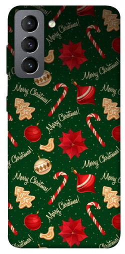 Чехол itsPrint Merry Christmas для Samsung Galaxy S21 FE