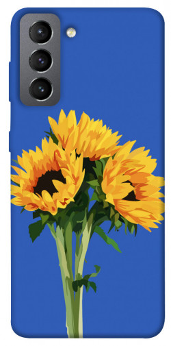Чехол itsPrint Bouquet of sunflowers для Samsung Galaxy S21 FE