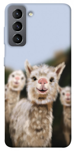 Чехол itsPrint Funny llamas для Samsung Galaxy S21 FE