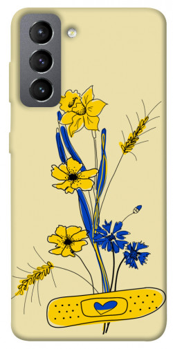 Чехол itsPrint Українські квіточки для Samsung Galaxy S21 FE