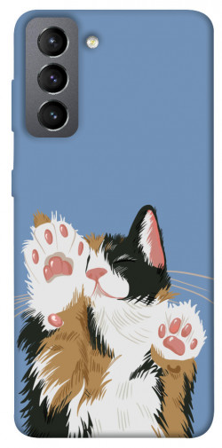 Чохол itsPrint Funny cat для Samsung Galaxy S21 FE