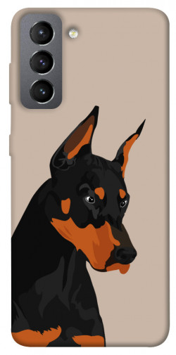 Чохол itsPrint Doberman для Samsung Galaxy S21 FE