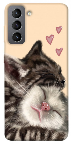 Чехол itsPrint Cats love для Samsung Galaxy S21 FE