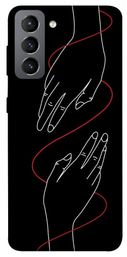 Чехол itsPrint Плетение рук для Samsung Galaxy S21 FE