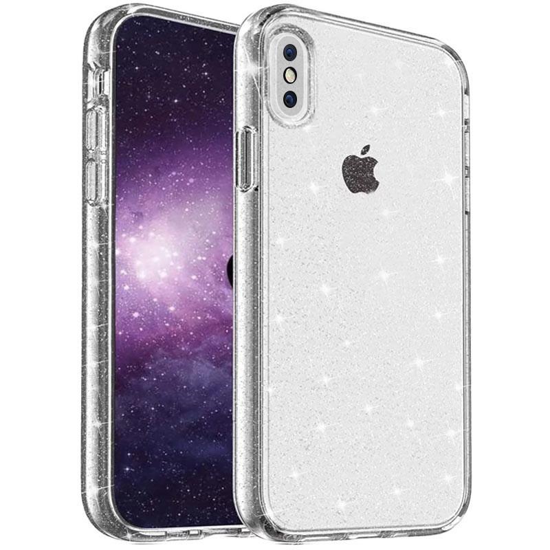 Прозорий чохол Nova Sparkle для Apple iPhone X (5.8) із блискітками на малюнкі №1