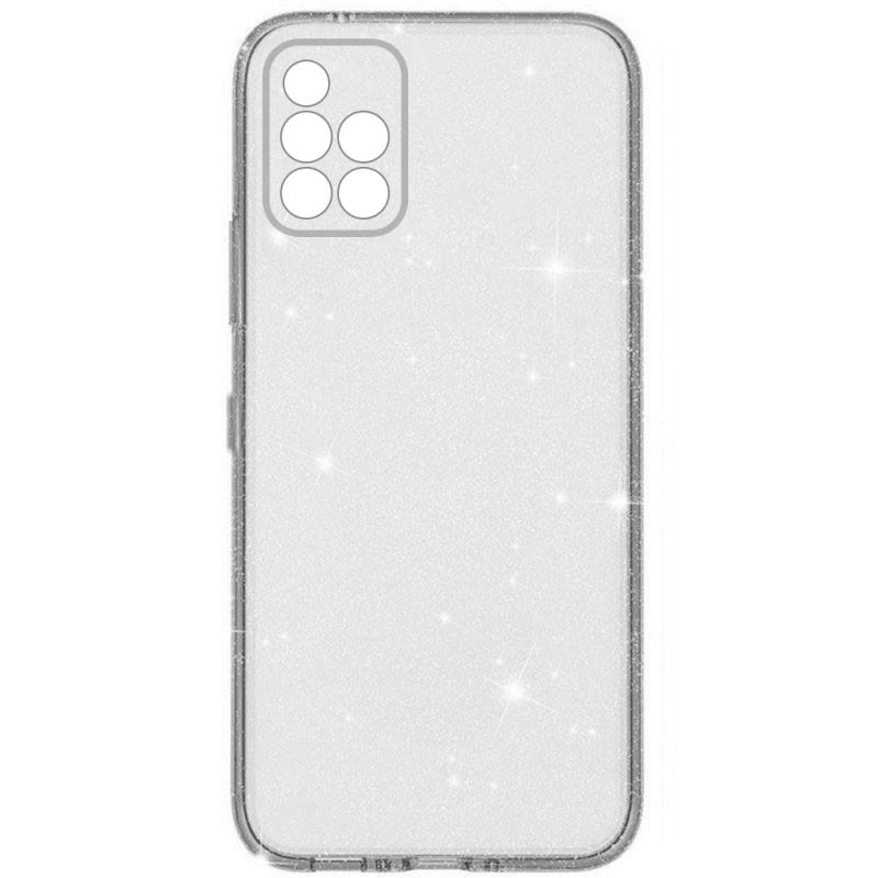 Прозорий чохол Nova Sparkle для Samsung Galaxy A51 із блискітками на малюнкі №1