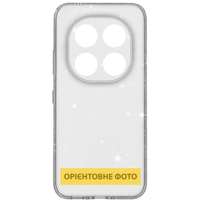 Прозрачный чехол Nova Sparkle для Xiaomi Redmi Note 9 / Redmi 10X с блестками на картинке №1