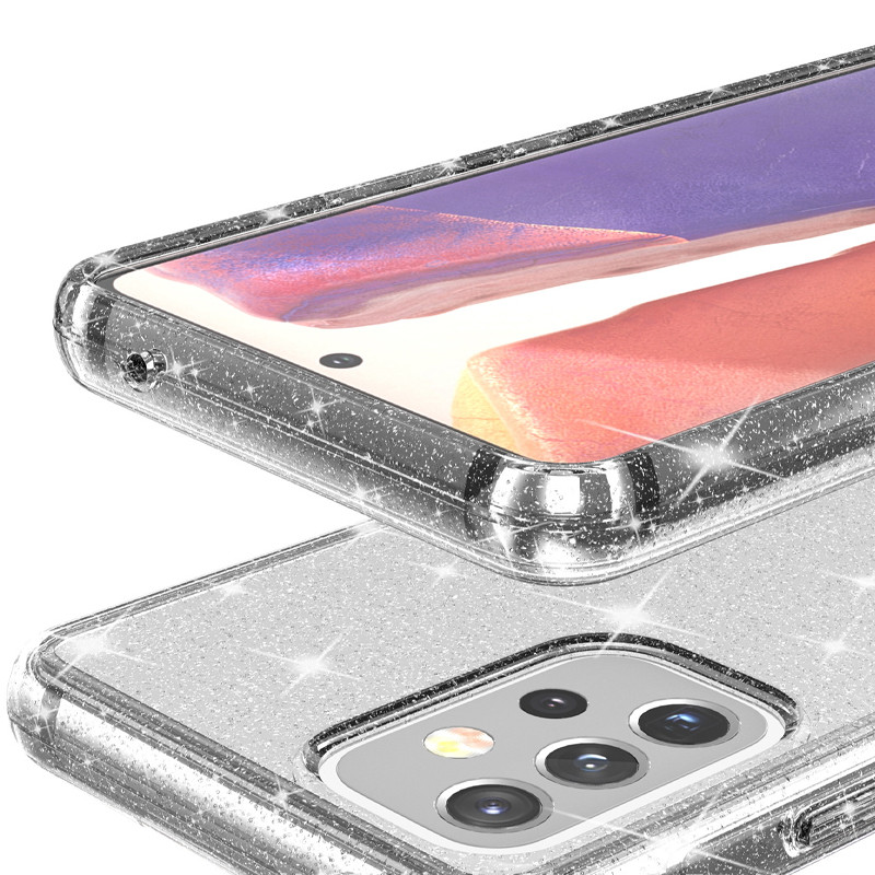 Прозорий чохол Nova Sparkle для Samsung Galaxy A52 4G / A52 5G із блискітками на малюнкі №2