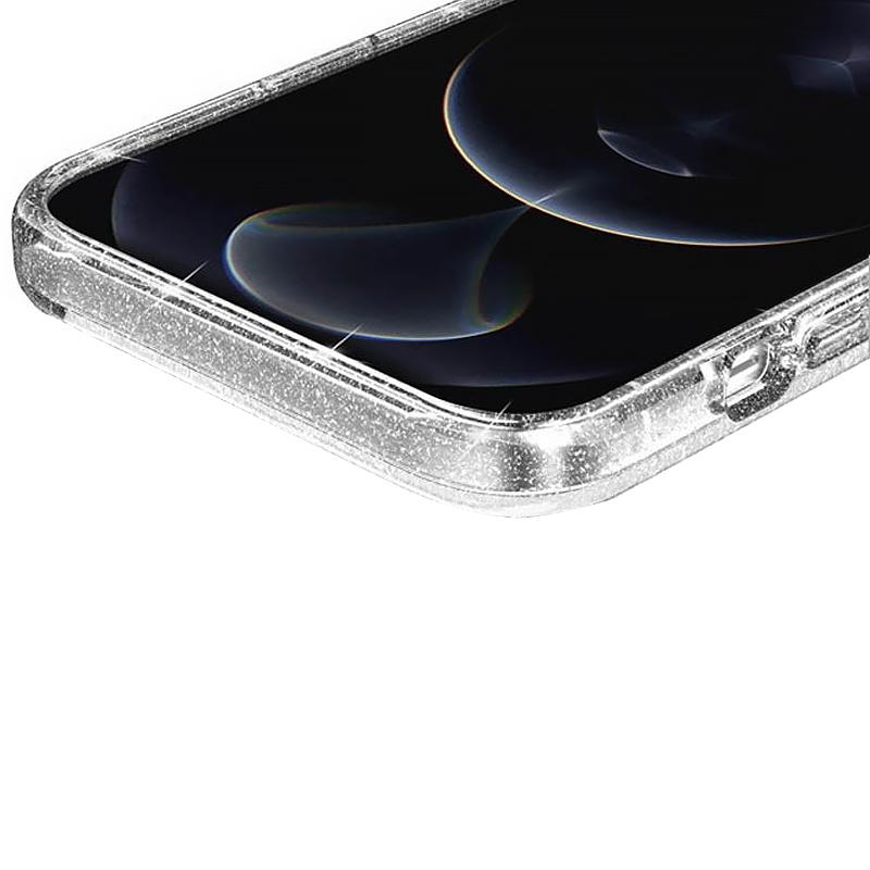 Прозрачный чехол Nova Sparkle для Apple iPhone 13 Pro (6.1) с блестками на картинке №4