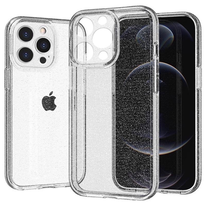 Прозрачный чехол Nova Sparkle для Apple iPhone 14 Pro Max (6.7) с блестками на картинке №2