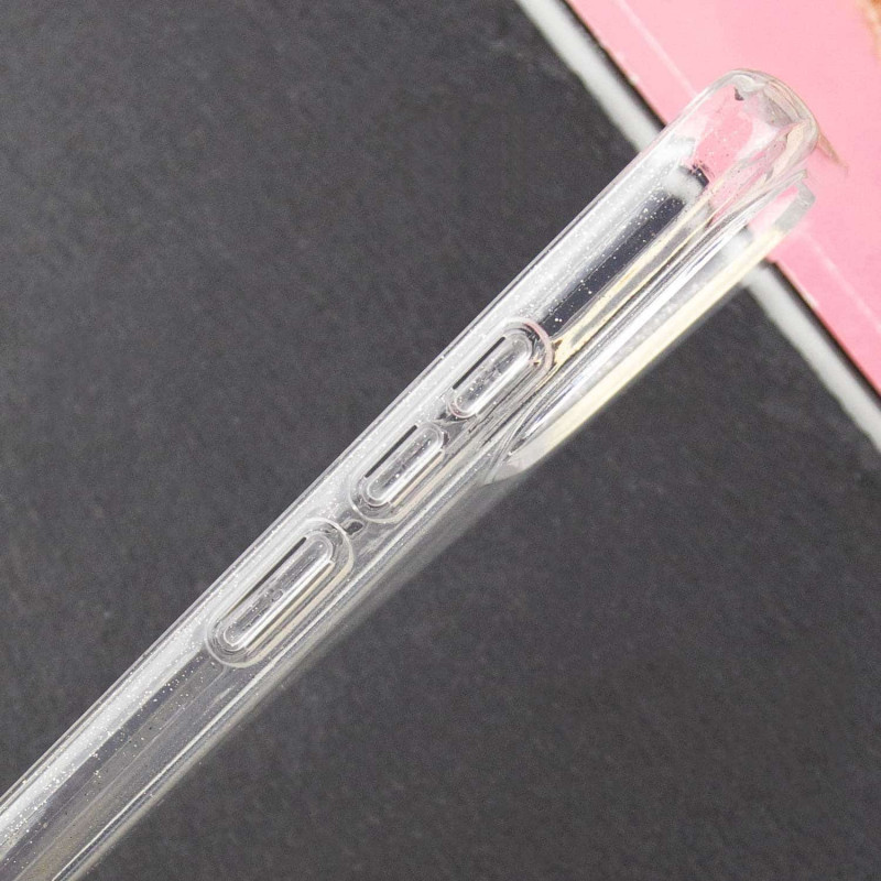 Прозрачный чехол Nova Sparkle для Xiaomi Redmi 12C с блестками Фото 5 Прозрачный чехол Nova Sparkle для Xiaomi Redmi 12C с блестками на картинке №5