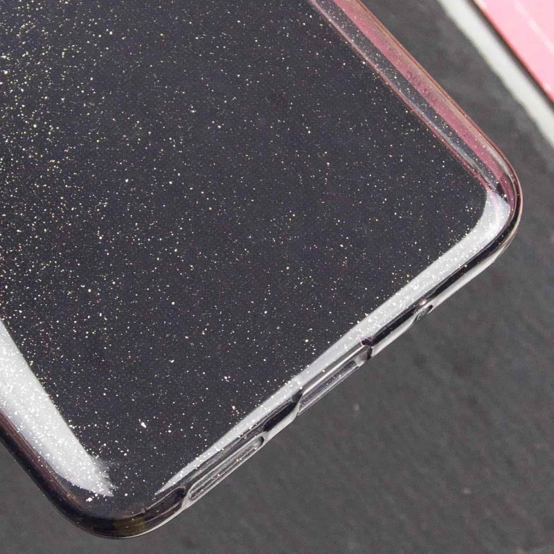 Прозрачный чехол Nova Sparkle для Xiaomi Redmi 12C с блестками на картинке №6