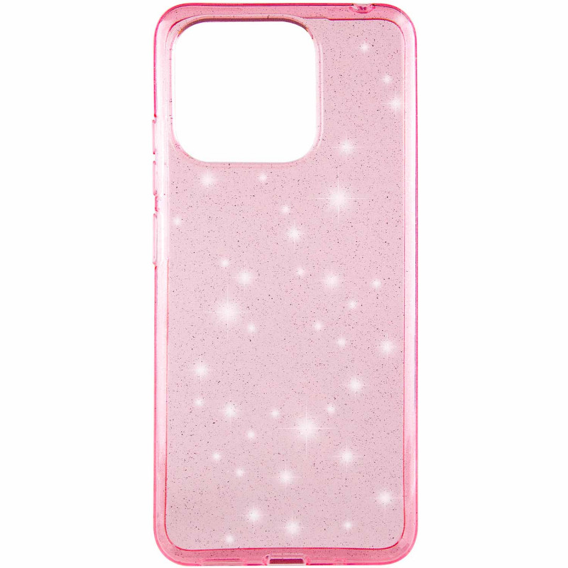 Прозрачный чехол Nova Sparkle для Xiaomi Redmi 12C с блестками на картинке №2