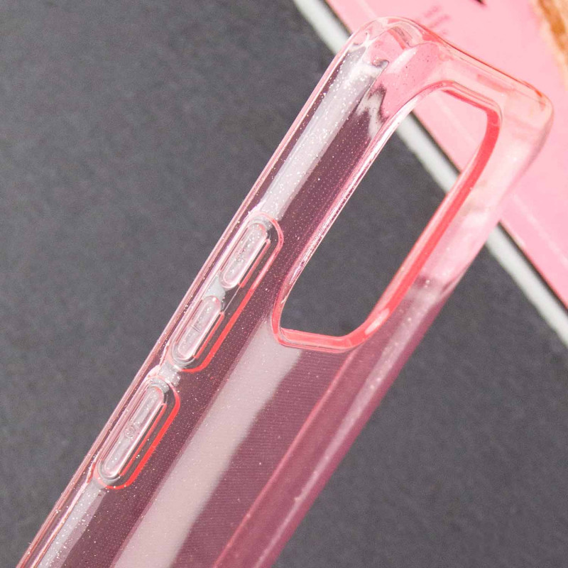 Прозрачный чехол Nova Sparkle для Xiaomi Redmi 12C с блестками на картинке №5