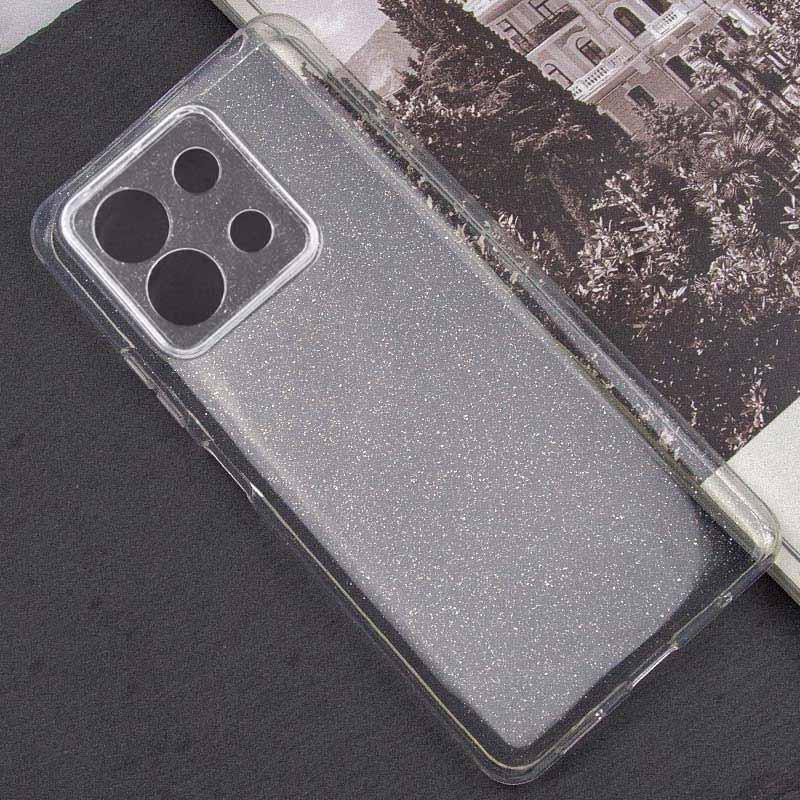 Прозрачный чехол Nova Sparkle для Xiaomi Redmi Note 13 5G с блестками на картинке №3