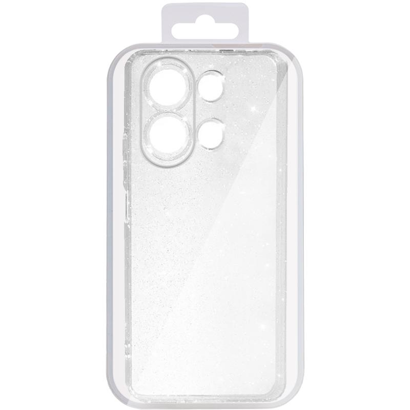 Прозрачный чехол Nova Sparkle для Xiaomi Redmi Note 13 4G с блестками на картинке №5