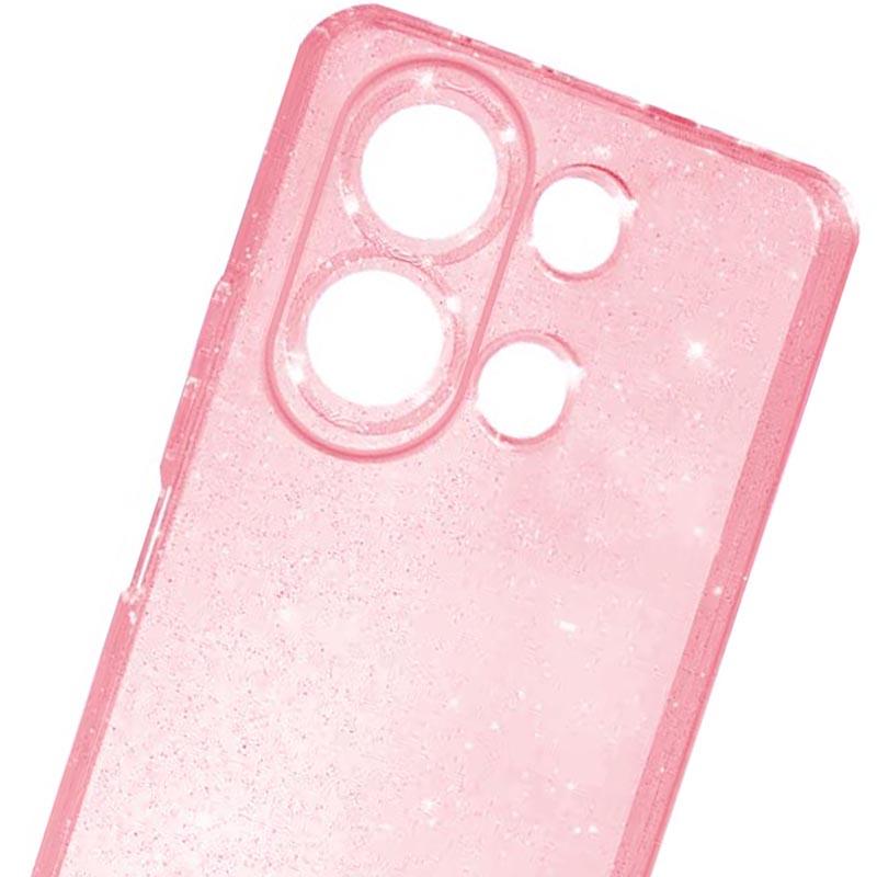 Прозорий чохол Nova Sparkle для Xiaomi Redmi Note 13 4G із блискітками Фотографія №2 Прозорий чохол Nova Sparkle для Xiaomi Redmi Note 13 4G із блискітками на малюнкі №2