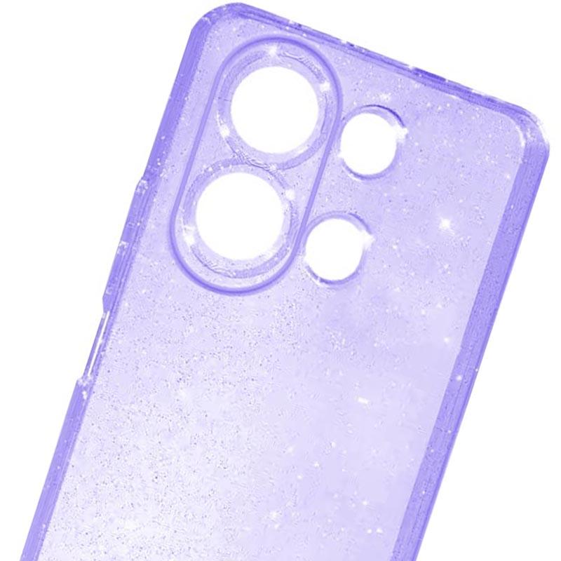 Прозорий чохол Nova Sparkle для Xiaomi Redmi Note 13 4G із блискітками Фотографія №2 Прозорий чохол Nova Sparkle для Xiaomi Redmi Note 13 4G із блискітками на малюнкі №2